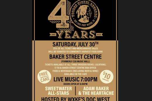 WOODEN NICKEL RECORDS 40TH ANNIVERSARY PARTY-Adam Baker & The Heartache and The Sweetwater All Stars